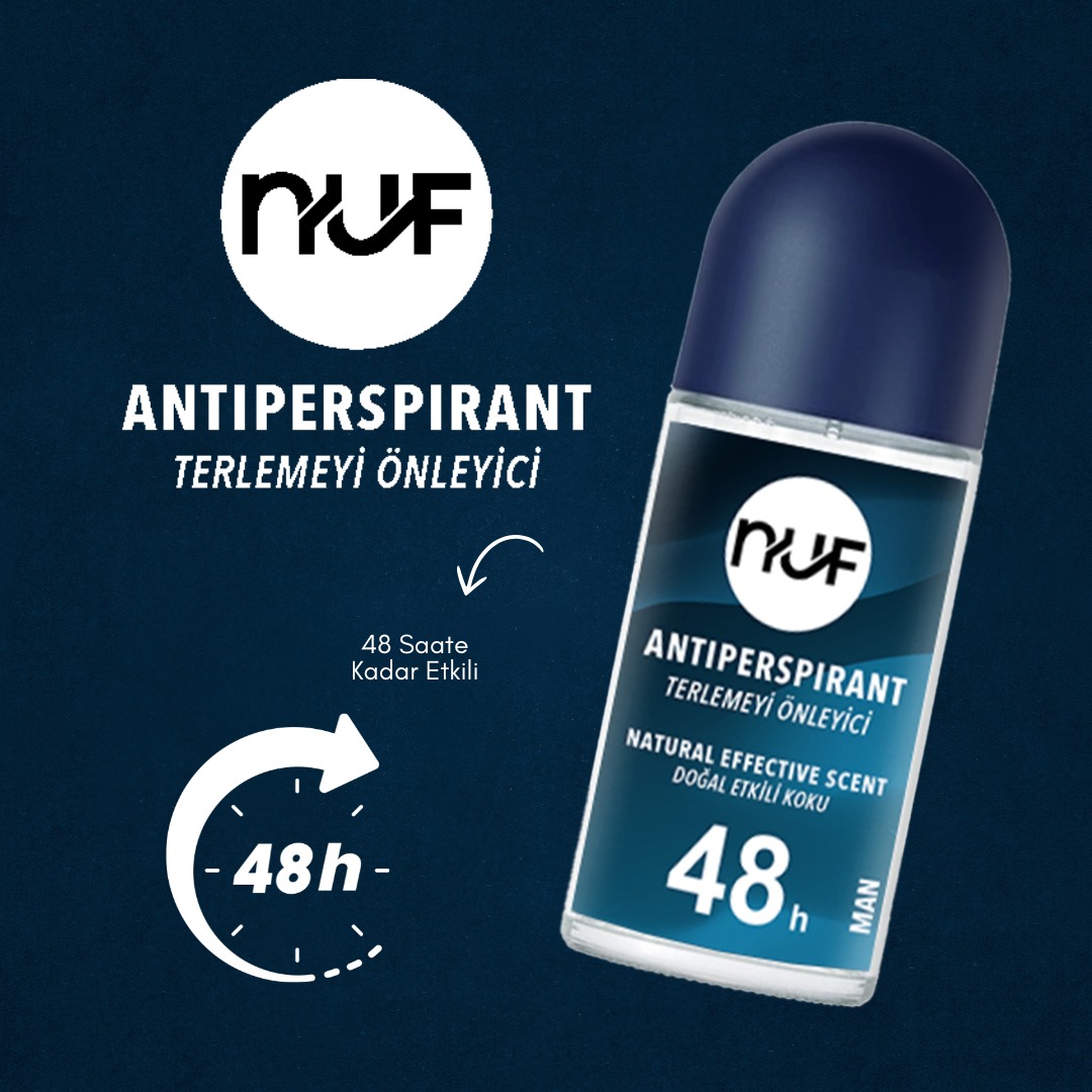 Nuf Cosmetics 48-Hour Effective Men’s Roll-On 50ml