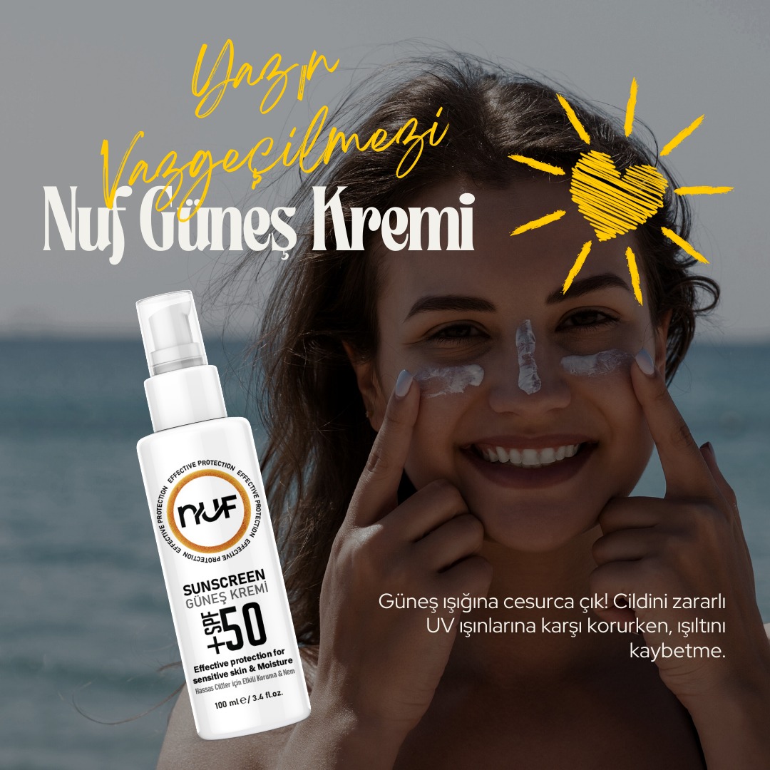 Nuf Kozmetik 50 Spf Güneş Kremi 100ml