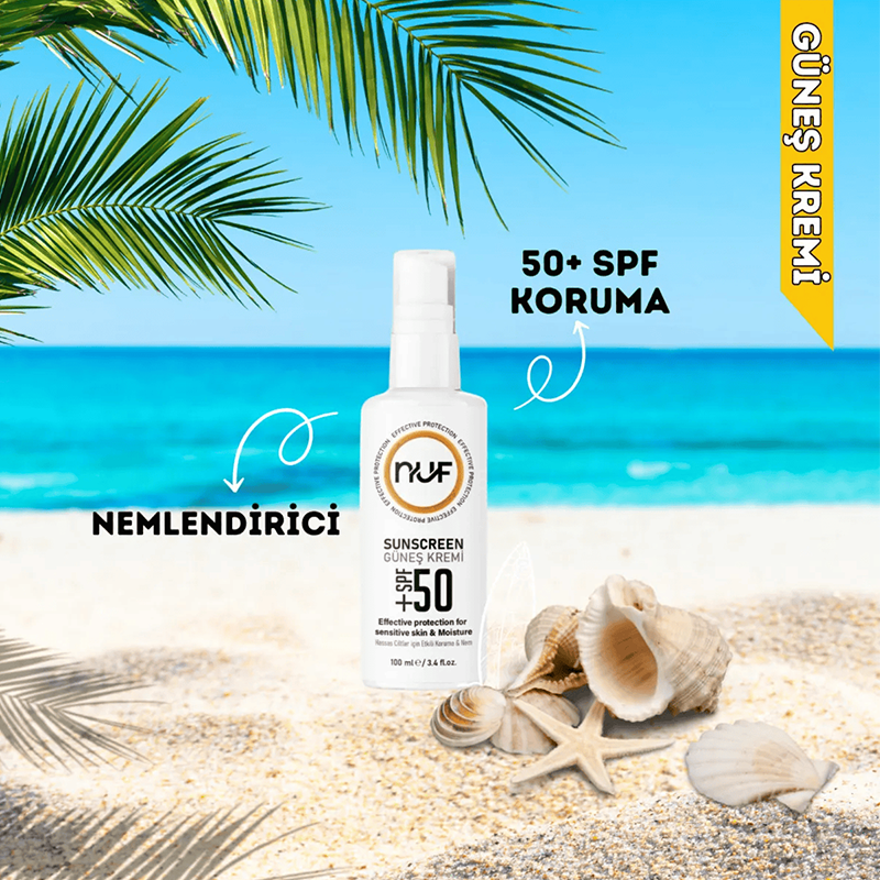 Nuf Kozmetik 50 Spf Güneş Kremi 100ml