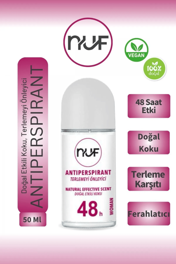 Nuf Kozmetik 48 Saat Etkili Kadın Roll-on 50ml