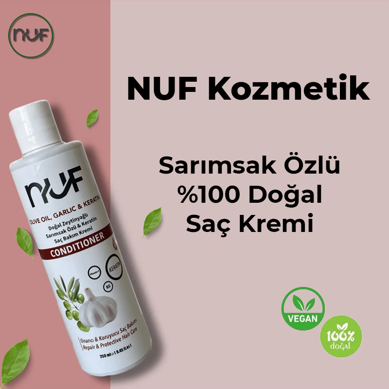 Nuf Kozmetik Sarımsak Özlü Saç Bakım Kremi 250ml